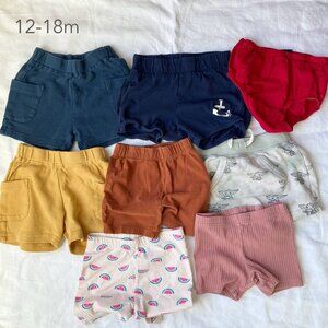 🪴5/$30 12-18 Months Baby Toddler Shorts Lot Spring Summer